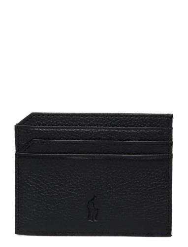 Polo Ralph Lauren Pebbled Leather Card Case Svart