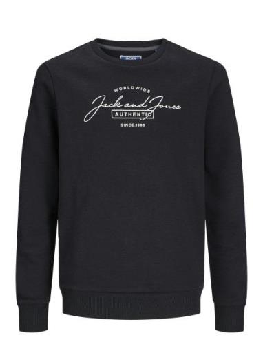 Jack & J S Jjferris Sweat Crew Neck Jnr Svart