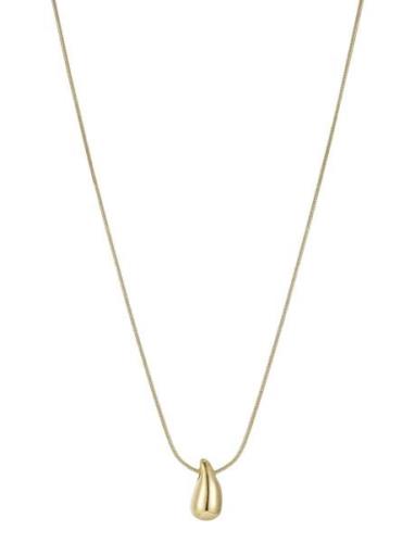 Bud To Rose Mini Drop Necklace Gold Guld