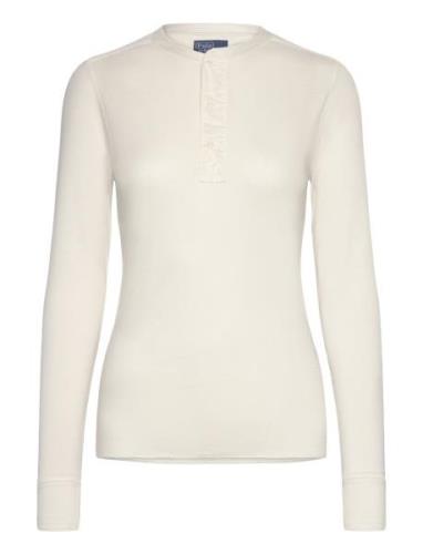 Polo Ralph Lauren Cotton Henley Shirt Vit