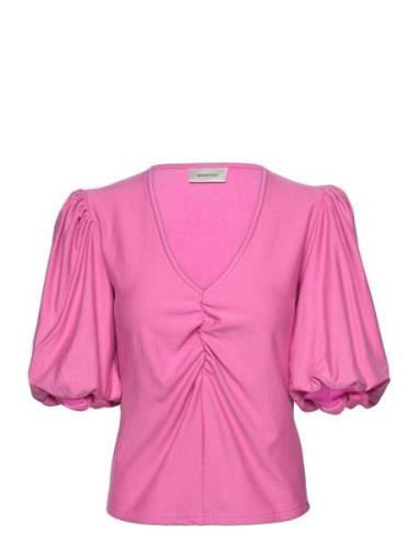 Gestuz Rifagz Ss Balloon Blouse Rosa