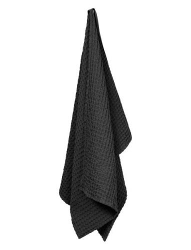 Big Waffle Large Hand Towel The Organic Company Grey