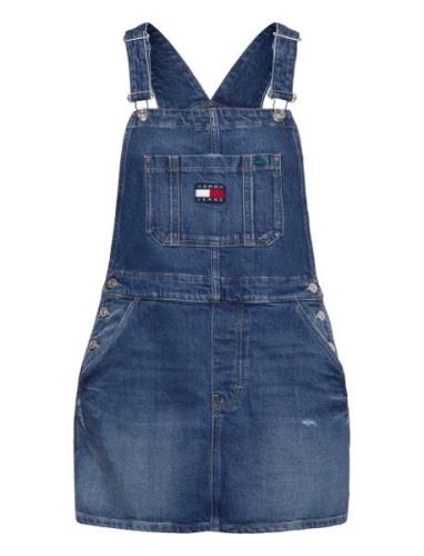 Tommy Jeans Dungaree Denim Dress Ch6138 Blå