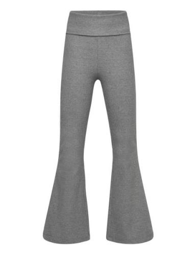 Lindex Trousers Jersey Yoga Flare Grå