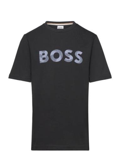 BOSS Short Sleeves Tee-Shirt Svart