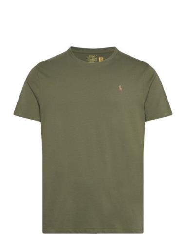 Polo Ralph Lauren Custom Slim Fit Jersey Crewneck T-Shirt Khaki Green