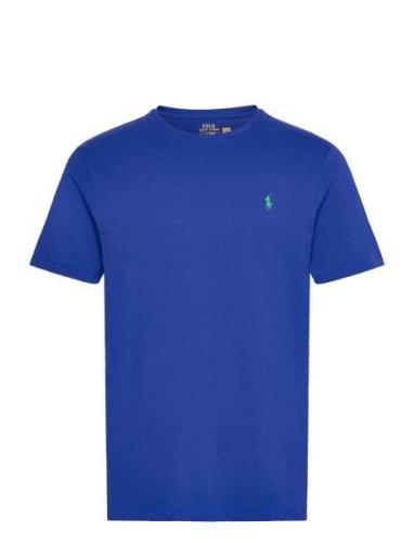 Polo Ralph Lauren Custom Slim Fit Jersey Crewneck T-Shirt Blå