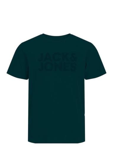 Jack & J S Jjecorp Logo Tee Ss O-Neck Noos Jnr Grön