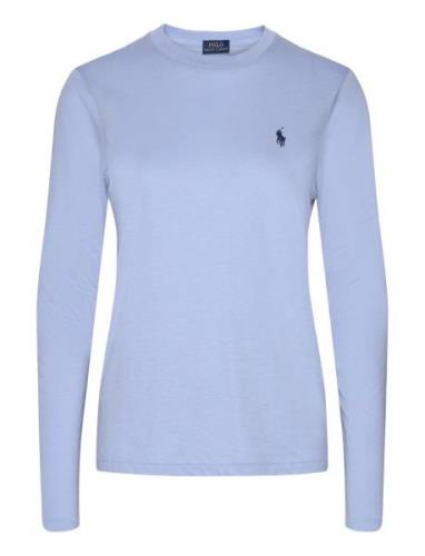 Polo Ralph Lauren Long-Sleeve Jersey Crewneck Tee Blå