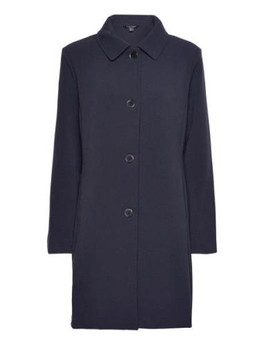 Lauren Ralph Lauren Crepe Coat Marinblå