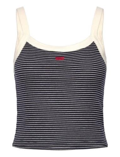 LEVI´S Women Essential Sporty Rib Tnk Annalise Strip Marinblå