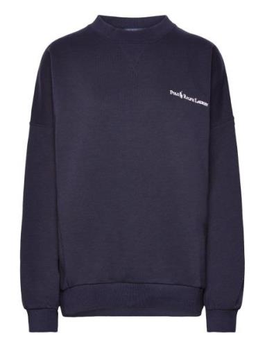 Polo Ralph Lauren Vintage Fleece-Lsl-Sws Marinblå