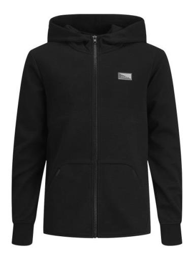 Jack & J S Jcoair Sweat Zip Hood Noos Jnr Svart