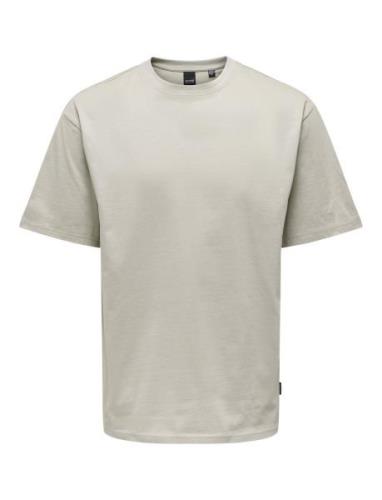 ONLY & SONS Onsfred Life Rlx Ss Tee Noos Beige