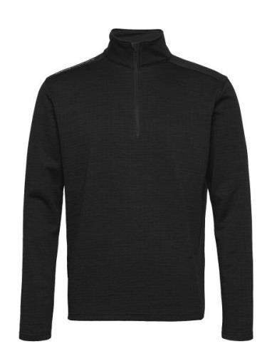 Abacus Mens Sunningdale Halfzip Svart