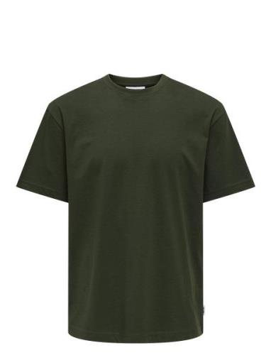 ONLY & SONS Onsfred Life Rlx Ss Tee Noos Grön