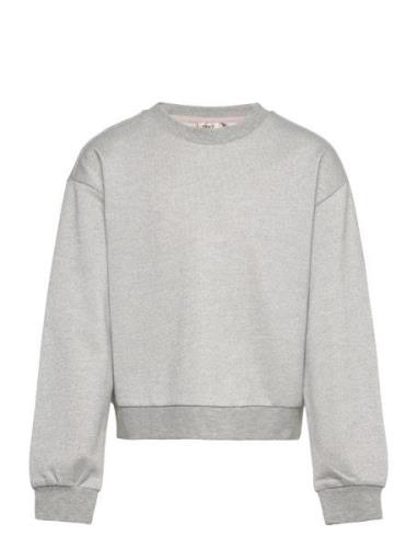 Kids Only Koglaura L/S Short Glitter O-Neck Ub Swt Grå