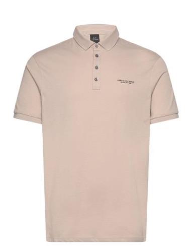 Armani Exchange Polo Shirt Beige