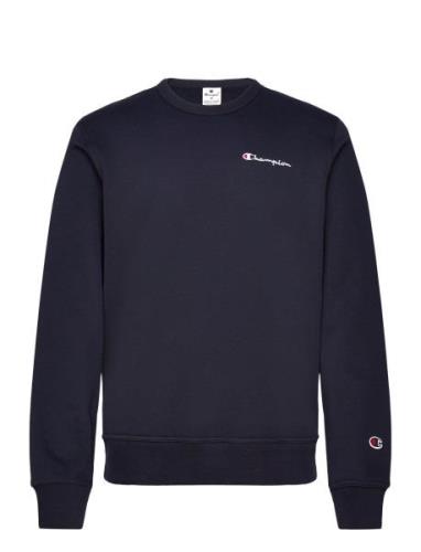 Champion Crewneck Sweatshirt Marinblå