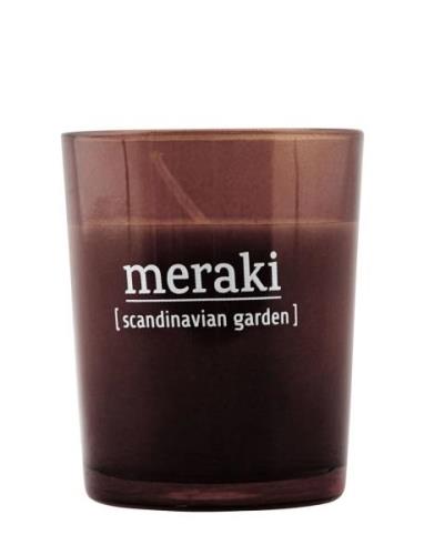 Meraki Scented Candle, Scandinavian Garden Brun