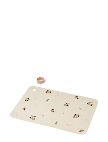 Jude Printed Placemat Home Meal Time Placemats & Coasters Cream Liewoo...