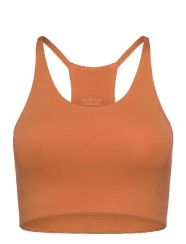 Girlfriend Collective Float Cleo Halter Bra Orange