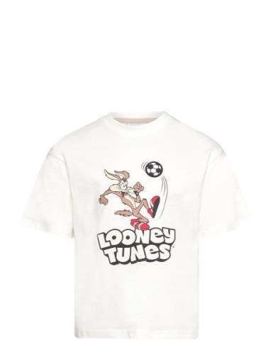 Mango Lo Y Tunes T-Shirt Vit