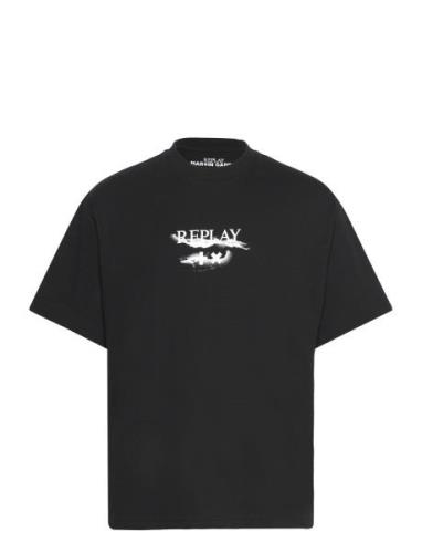 Replay T-Shirt Over Core Svart