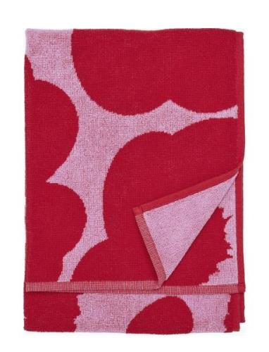 Marimekko Home Unikko Hand Towel 50X70 Cm Röd