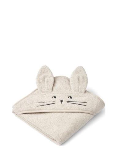 Albert Rabbit Hooded Towel Liewood Grey