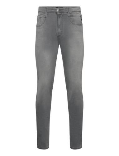 Replay Anbass Trousers Slim C-Stretch Grå