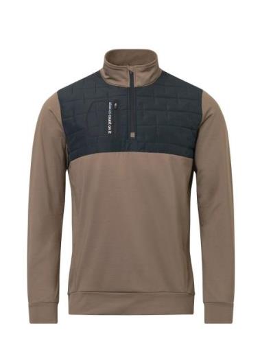 Abacus Mens Hoylake Thermo Midlayer Brun