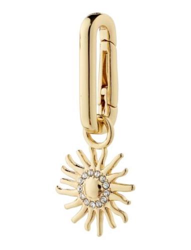 Pilgrim Charm Recycled Sun Pendant Guld