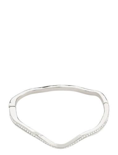 Pilgrim True Recycled Wavy Bangle Silver