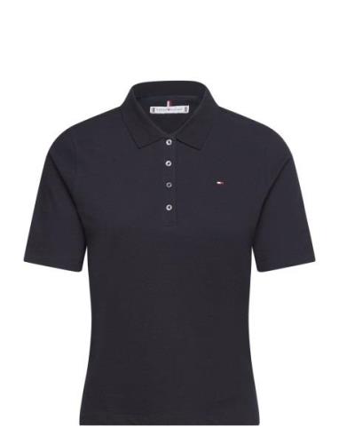 Tommy Hilfiger 1985 Reg Pique Polo Ss Marinblå