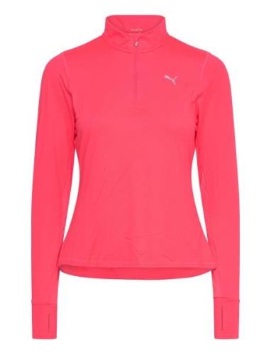 PUMA Run Favorite 1/4 Zip W Rosa