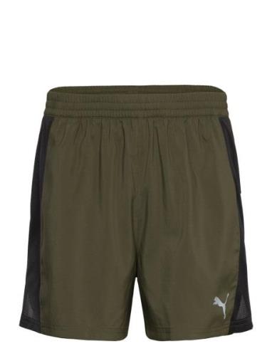 PUMA Run Favorite Velocity 5" Short M Khaki Green