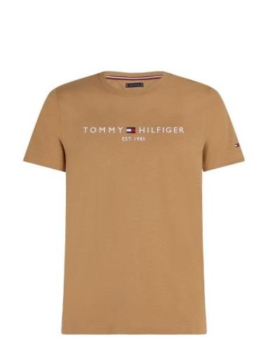 Tommy Hilfiger Tommy Logo Tee Beige