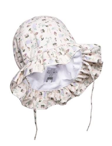 Melton Bell Hat W/Print Beige