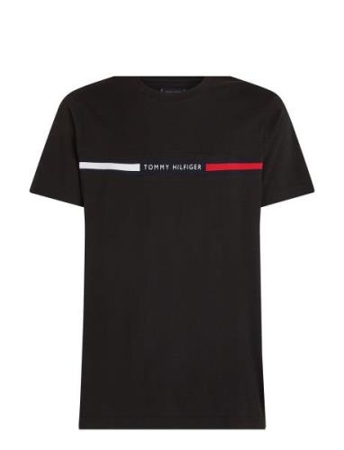 Tommy Hilfiger Hilfiger Chest Insert Tee Svart