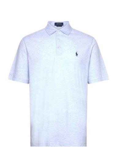 Polo Ralph Lauren Classic Fit Cotton-Linen Mesh Polo Shirt Blå