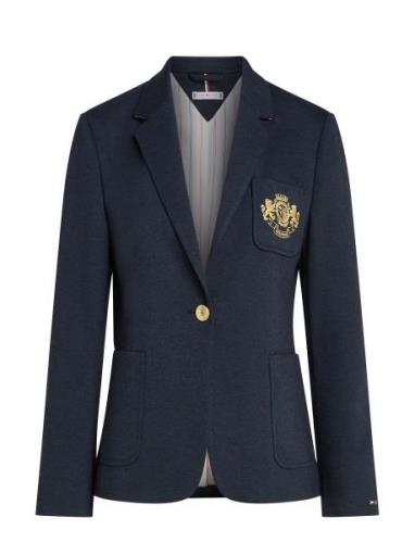 Tommy Hilfiger Heritage Crest Slim Sb Blazer Marinblå