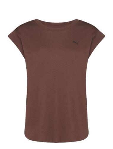 PUMA Studio Foundations Tee Brun