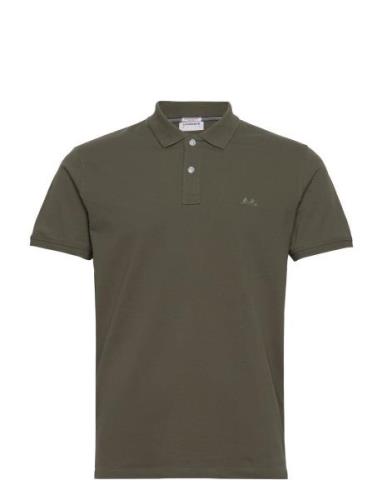 Lindbergh Polo Tee S/S Khaki Green