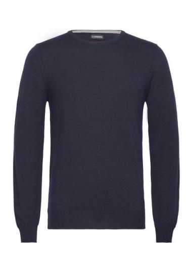 J. Lindeberg Lyle Merino Crew Neck Sweater Marinblå