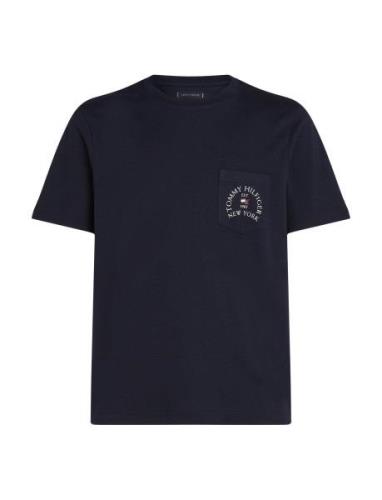 Tommy Hilfiger Hilfiger Arch Pocket Tee Marinblå