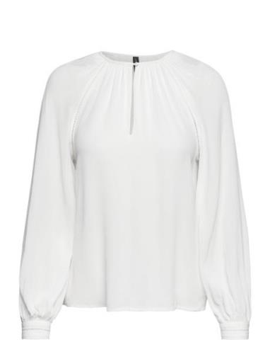 Mango Raglan-Sleeve Blouse Vit