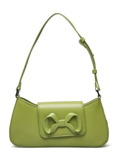 Mango Shoulder Bag With Bow Detail Grön