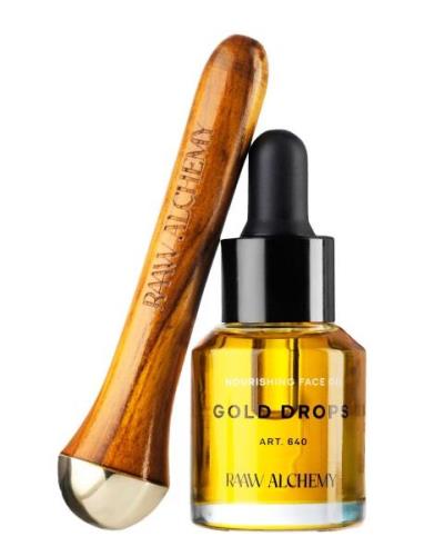 RAAW Alchemy Gift Box Gold Drops 15Ml & Kansa Mini Nude