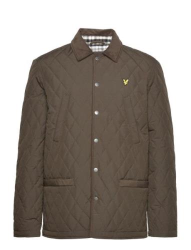 Lyle & Scott Quilted Jacket Grön